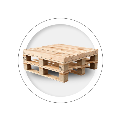 Pallets, strips and boxes