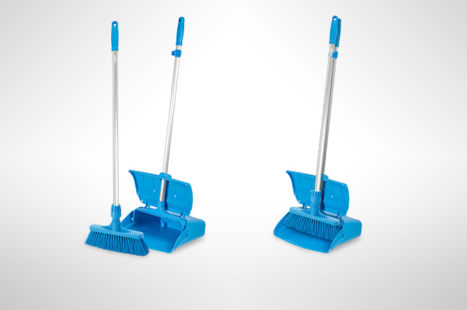 set with broom detached and attached