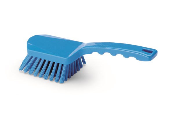 Short handle brush - Blue - Medium bristle picture