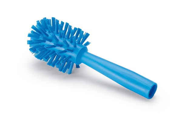 Tube brush with thread ø 65 mm - Blue - Medium bristle picture