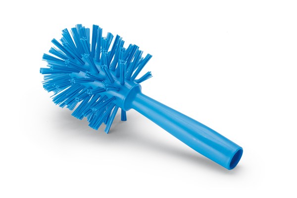 Tube brush with thread ø 90 mm - Blue - Medium bristle picture