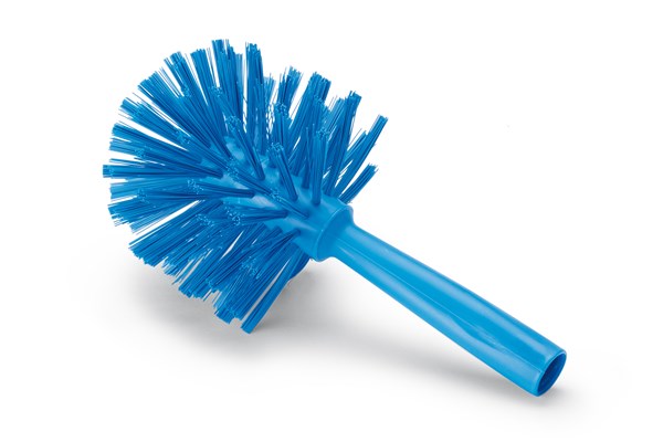 Tube brush with thread ø 120 mm - Blue - Medium bristle picture