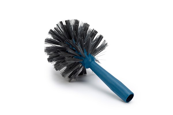 Detectable tube brush with thread ø 120 mm - Dark Blue - Medium bristle picture