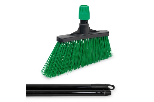 Industrial angle broom with handle picture