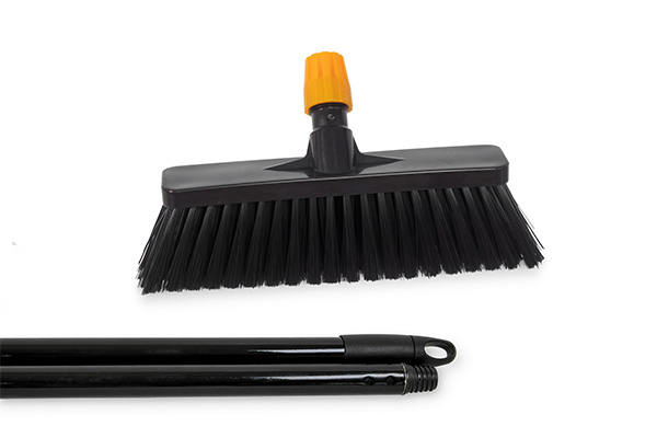 Industrial push broom 30 cm with handle picture